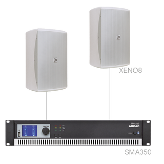 Festa8.2, 2x Xeno8 + SMA350 Installasjonspakke - 30m2 - Hvit